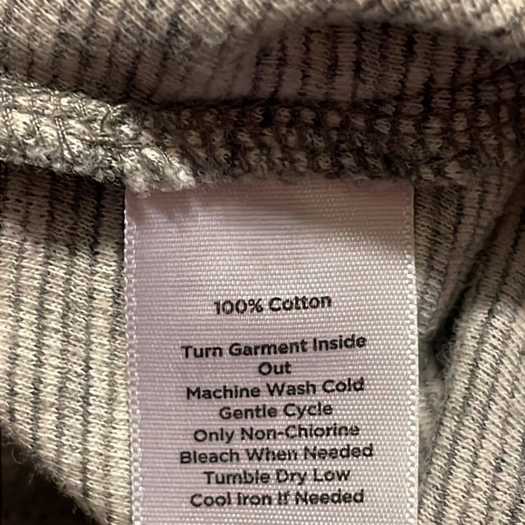 Talbots Medium Gray Long Sleeve Turtle Neck - Picture 5 of 6